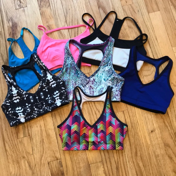 Fabletics Other - FABLETICS sports bras lot of 7 size small